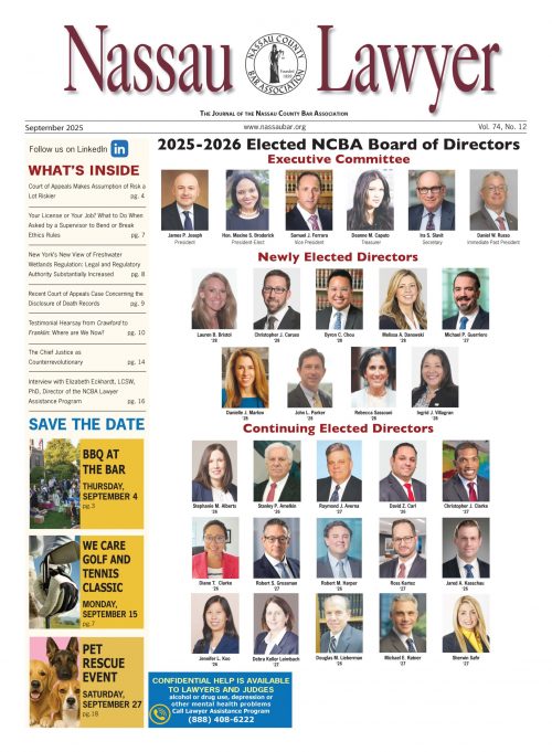 Nassau Lawyer Sept